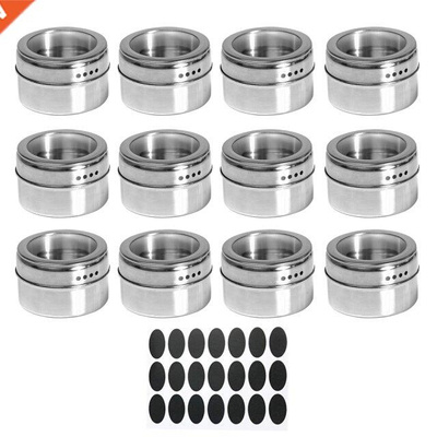 Seasoning Pot Stainless Steel Spice Storage Container Set Se