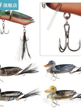 10g 3D Duck Floating Topwater Fishing Lures For Bass Artific