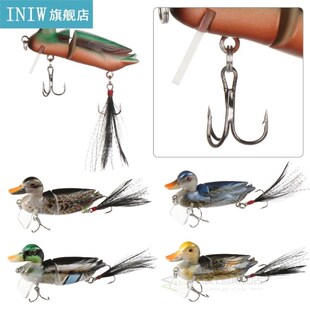 10g 3D Duck Floating Topwater Fishing Lures For Bass Artific