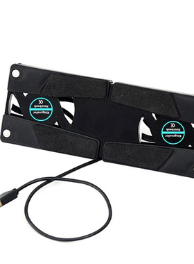 USB Fan Laptop Notebook PC 2 Fans Cooler Cooling Pad Compute
