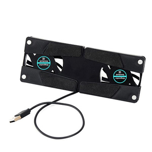 USB Fan Laptop Notebook PC 2 Fans Cooler Cooling Pad Compute