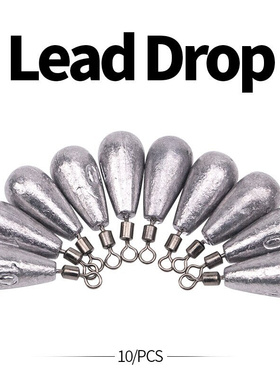 Quick Release Fishing Weight Sinker 10Pcs10g Soft Bait