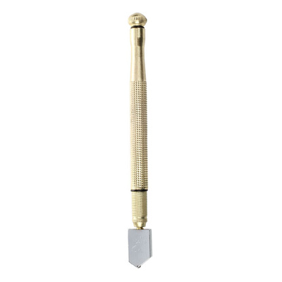 Gold Tone Nonslip Handle Oil Feed Glass Cutter 10mm20mm