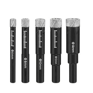 Shan Bits Vacuum Hex Diamond Dry Drill Brazed 14mm