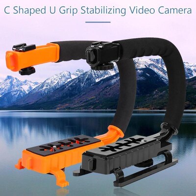 Portable C/U Shaped Video Handheld Stabilizer Camera Handle