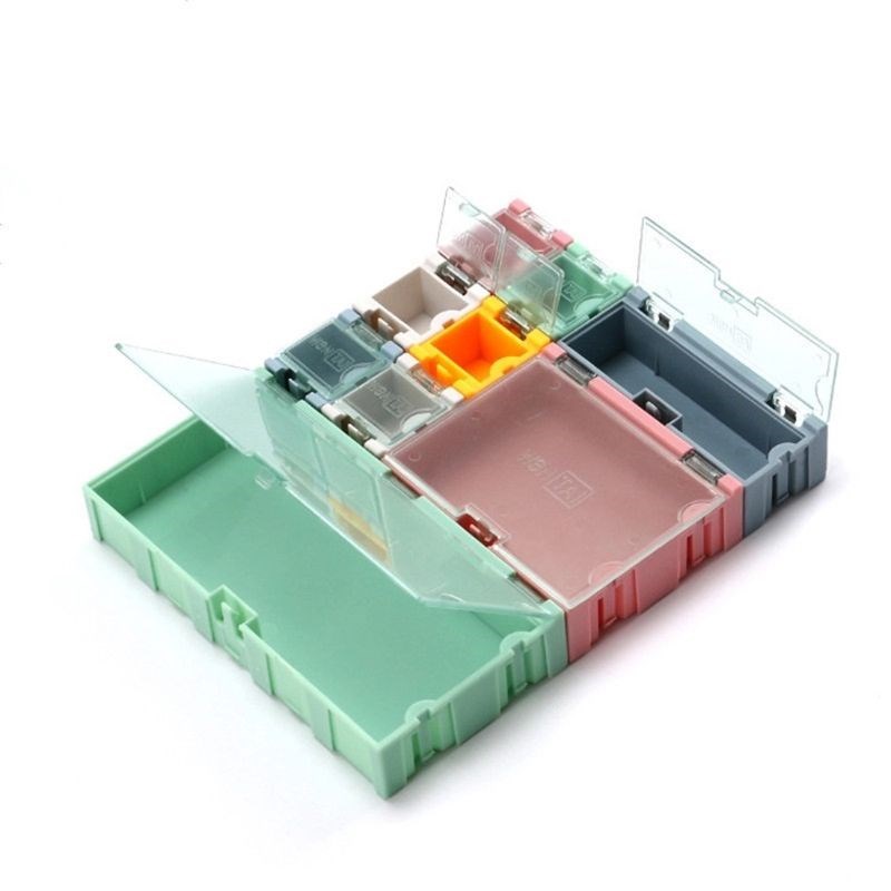 9pcs/set SMD Container SMT IC Electronic Component Mini Stor