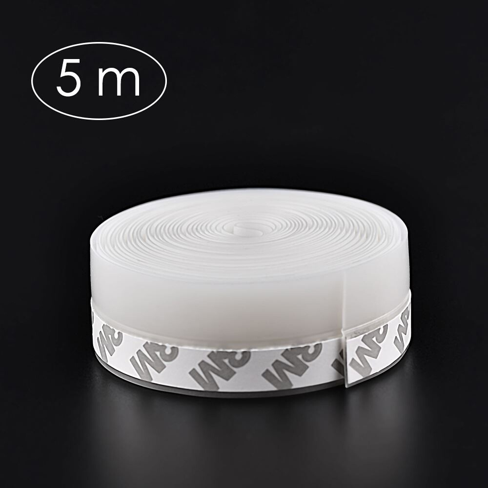 5M Self Adhesive Door Seal Strip Weather Strip Silicone Soun