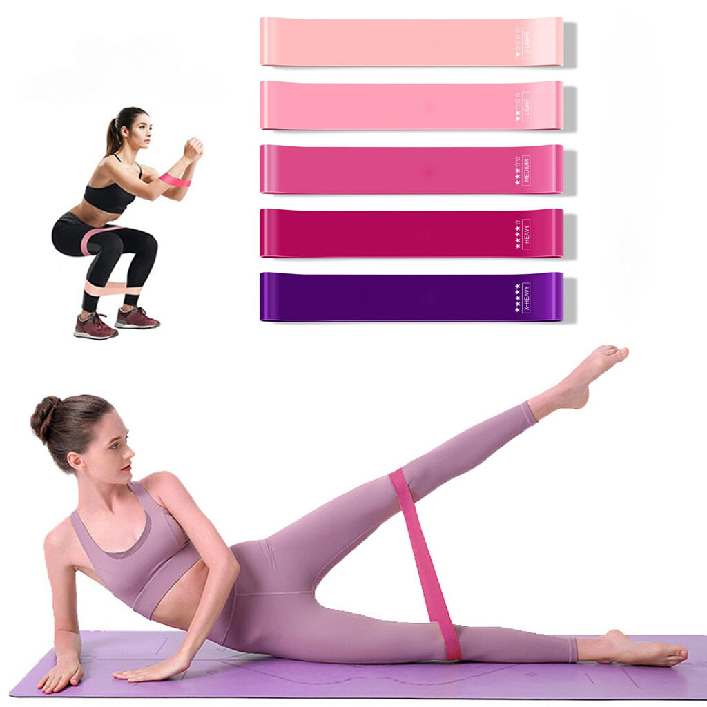 WorthWhile Elastic Resistance Bands Yoga Training Gym