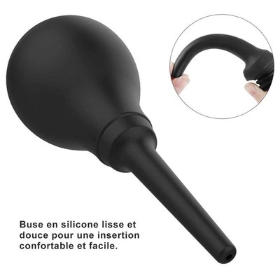 Enema Bulb Syringe Feminine Cleaning Washing Silicone Enema
