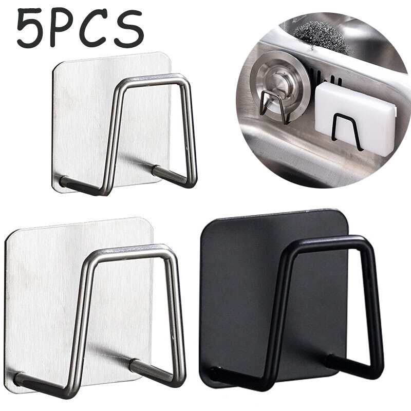 Kitchen Sponge Storages Sink Drain Drying Rack Shelf Toilet