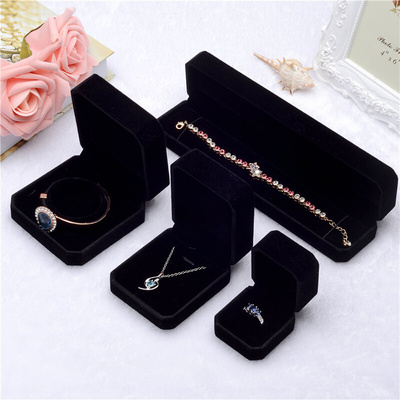 Necklace jewelry Ring box flannel