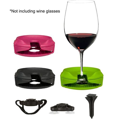 Outdoor Wine Glass Holder Accessories Champagne Picnic For