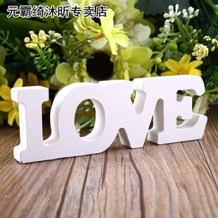 Woody Letters Wood Romantic English Alphabet 