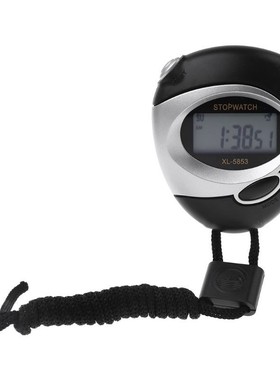 LCD Digital Handheld Sports Stopwatch Counter Timer Chronogr