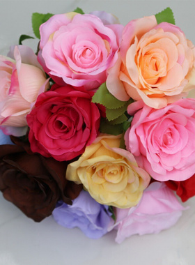 Wedding ornaments simulation flowers rose flowers结婚摆件1