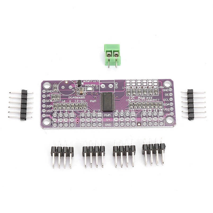 PCA9685 16-Channel 12 bit PWM Servo Driver I2C Interface Fit