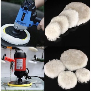 1Pc Wool Polishing Pad  Polisher Machine Waxing Polishing Bu