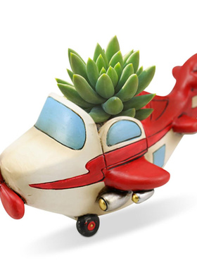 Airplane Tabletop Ornament Succuletabletop Decoration Succul