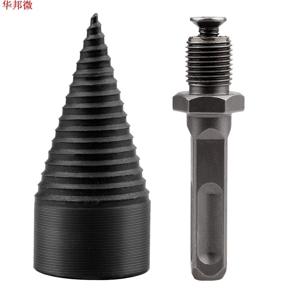 32/38mm drill bit Chop wood Splitting tool Splitting cone Lo