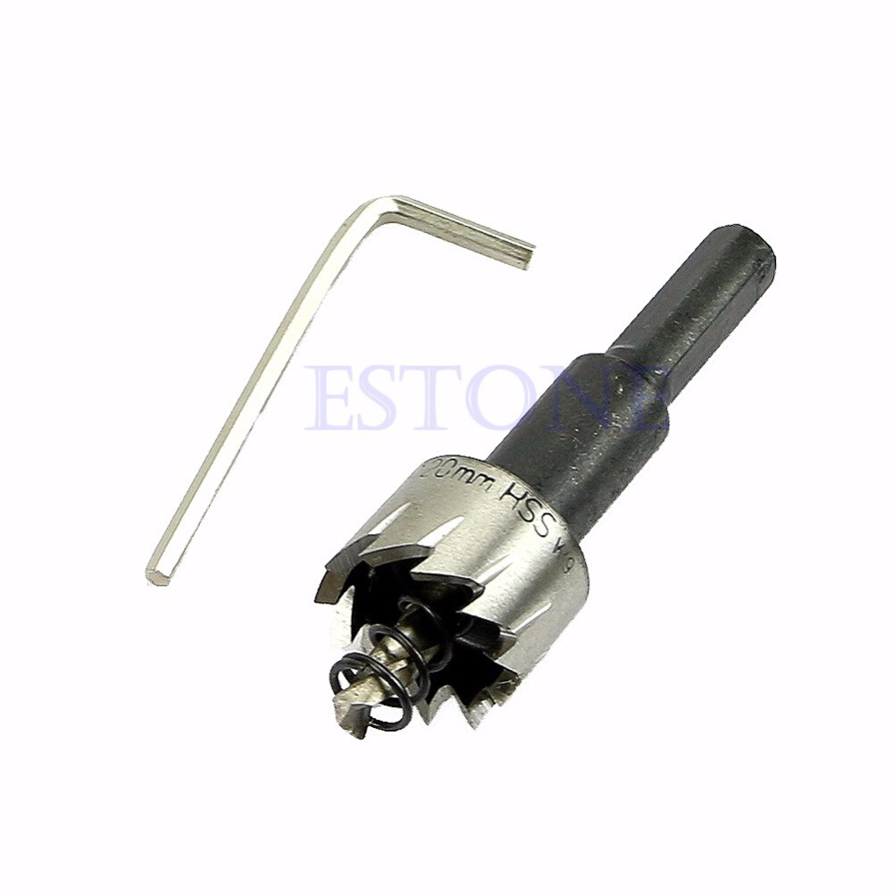 20mm HSS Carbide Tip Drill Bit Hole Saw Set L15