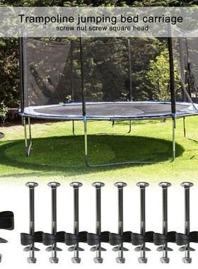Unassembled Nut Tube Fixing Trampoline Screws Jumping Bed
