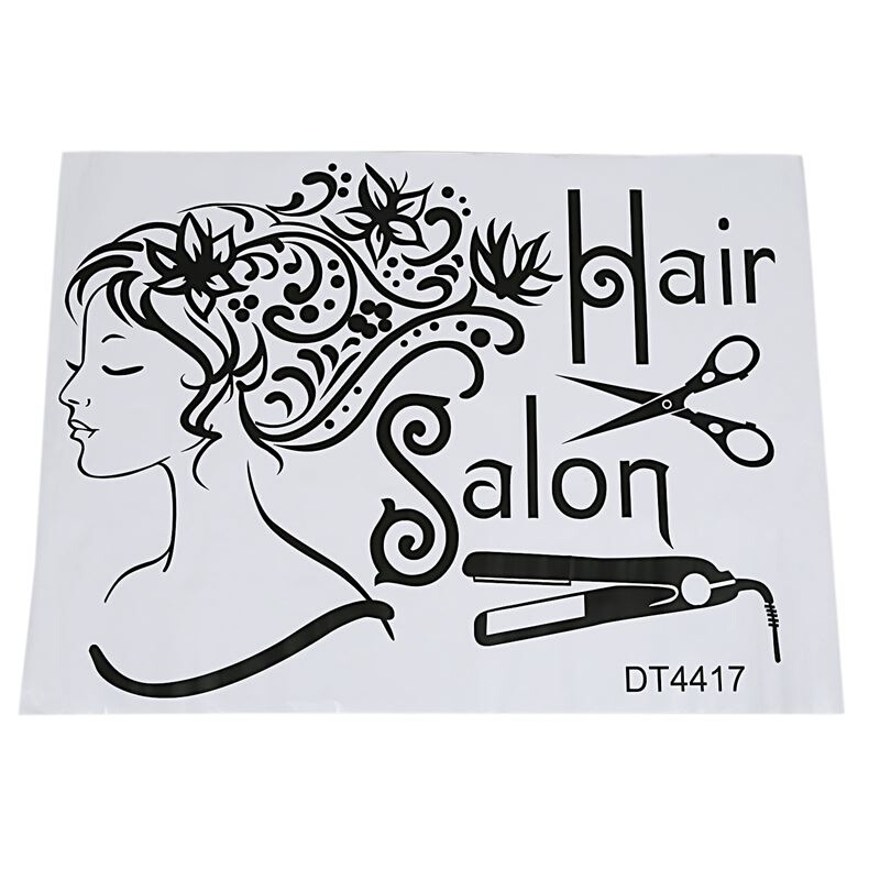 Wall Decals Beauty Salon Hair Salon Fashion Girl Woman Hairc