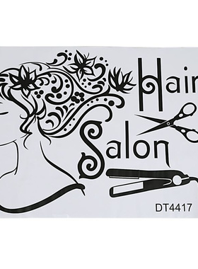 Wall Decals Beauty Salon Hair Salon Fashion Girl Woman Hairc