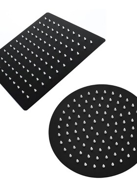 8/10/12 Inches Square/Round Showerhead Stainless Steel Top S