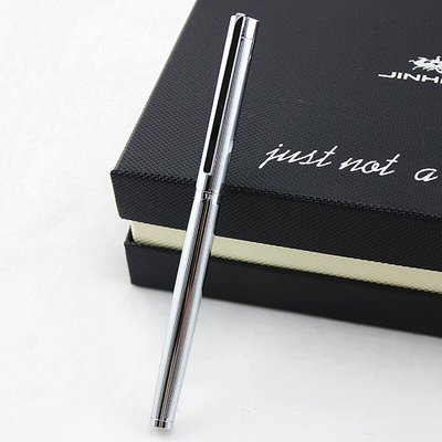 High Quality JINHAO 126 Luxury Pure Silver Rollerball Pen