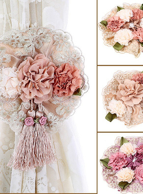 1 Pack Curtain Tieback with Delicate Tassels Curtain跨境专供