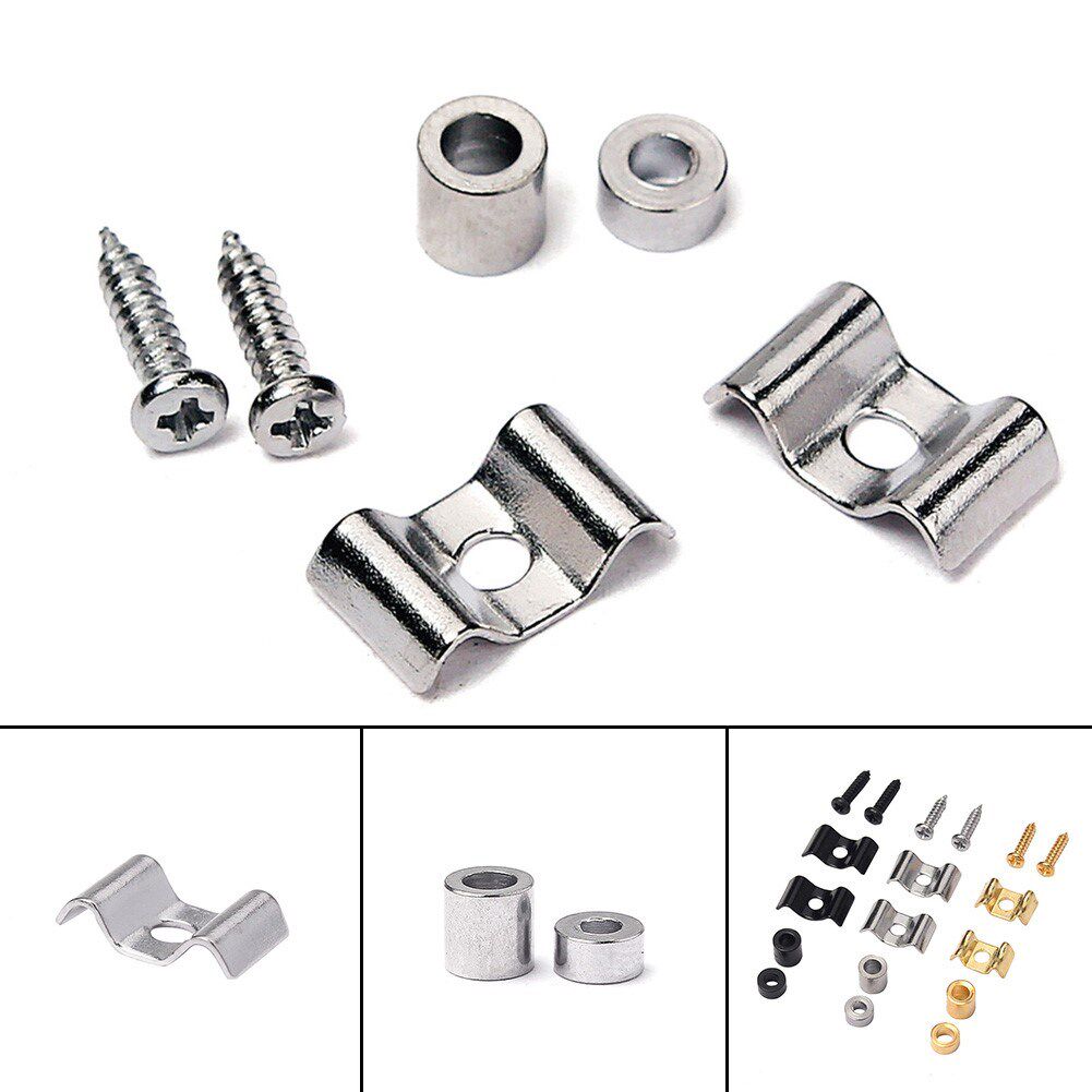 1 set 3 colors Electric Guitar St Retainer Metal String Tree