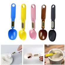 LCD Digital Kitchen Scales Measuring Spoons for Cooking Elec