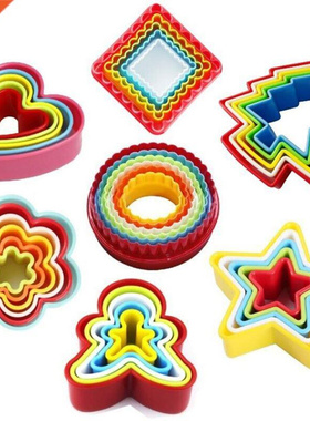 5pcs/6pcs/Set Cookie Cutter Cake Mold Biscuit Fondant  Ca