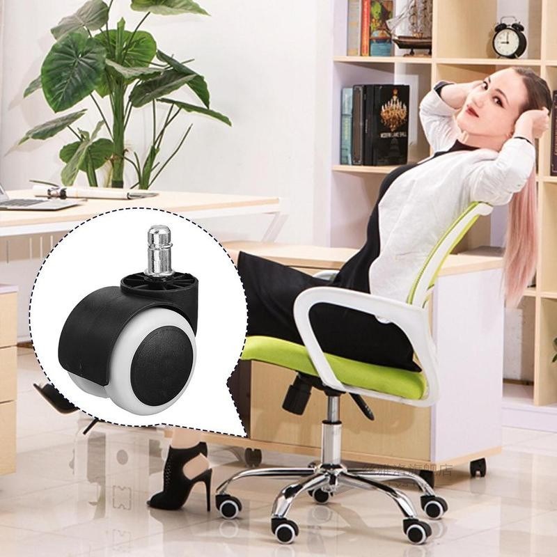 1 Pc General Swivel Chair niversal Wheel Mute Pulley Office