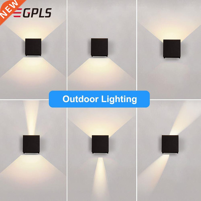 LED Wall Lamp 6W 12W Outdoor Waterproof Garden Porch Lightin