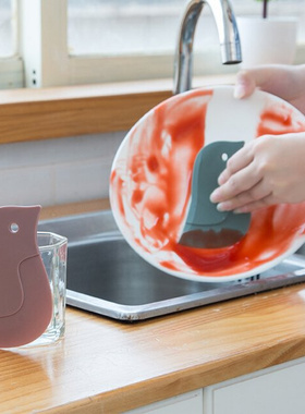 1Pc Cartoon Penguin Soft Scraper Kitchen Baking Tool Multi-f