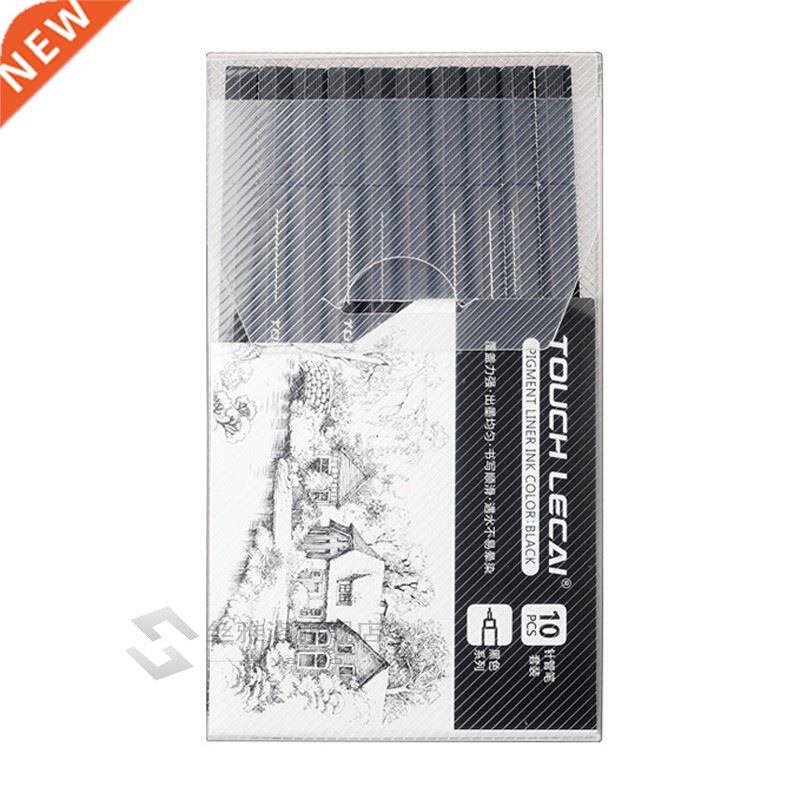 *10 pcs/set Pigt Liner Micron Ink Marker Pen 0.05 0.1 0.2 0.