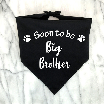 Big Brother Big Sister Dog Bandana Pregnancy Announcement