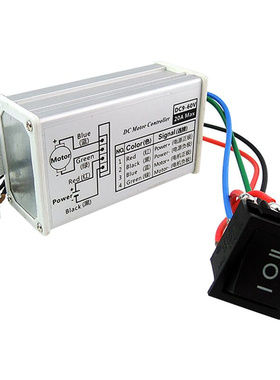 12V 24V PWM DC Motor Stepless Variable Speed Controller Swit
