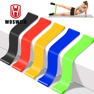 WOSWEIR Training Resistance Bands Yoga Gym Fitness Gum Pull