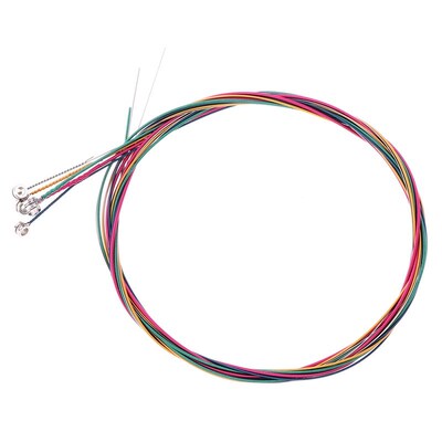 6 pcs/set Rainbow Colorful Guitar Strings E-A For Acoustic F