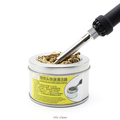 1pcs Welding Soldering Solder Iron Tip Cleaner Cleaning Stee