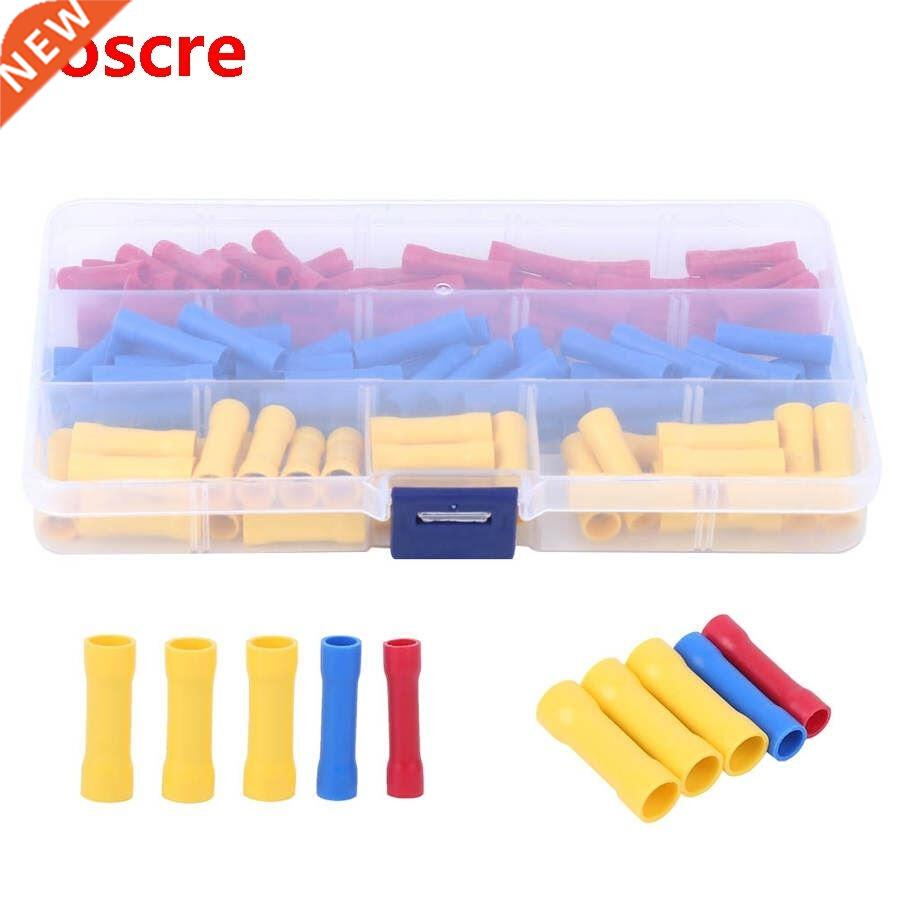 120pcs Electrical Crimp Terminal Assorted Insulated Wire Cab