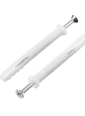 Plastic Drywall Ribbed Anchors with Phillips Flat Head Self