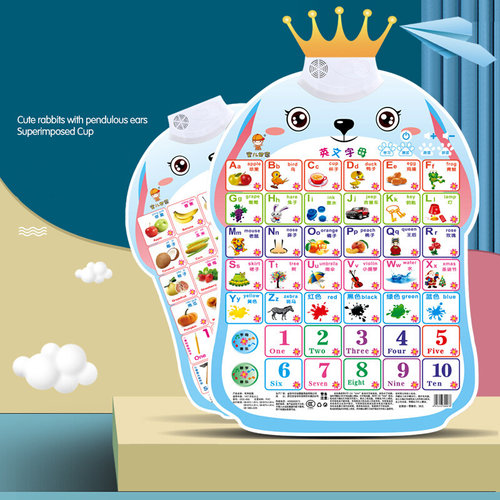 Audible Wall Charts Kids Learn Pinyin Chinese Numbers Early