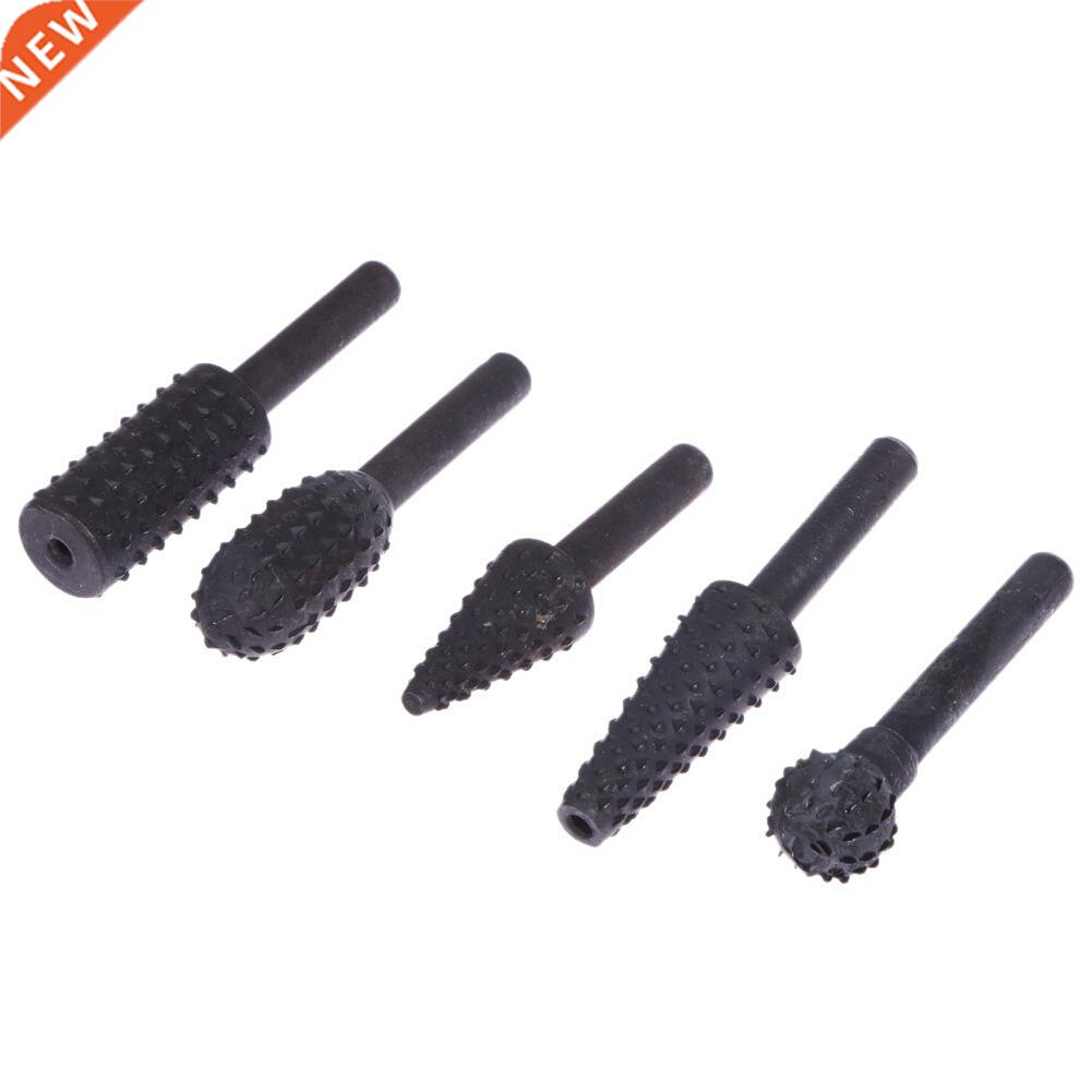 5pcs HSS Drilling Rasp Chisel Shaped Rotating Embossed Grind