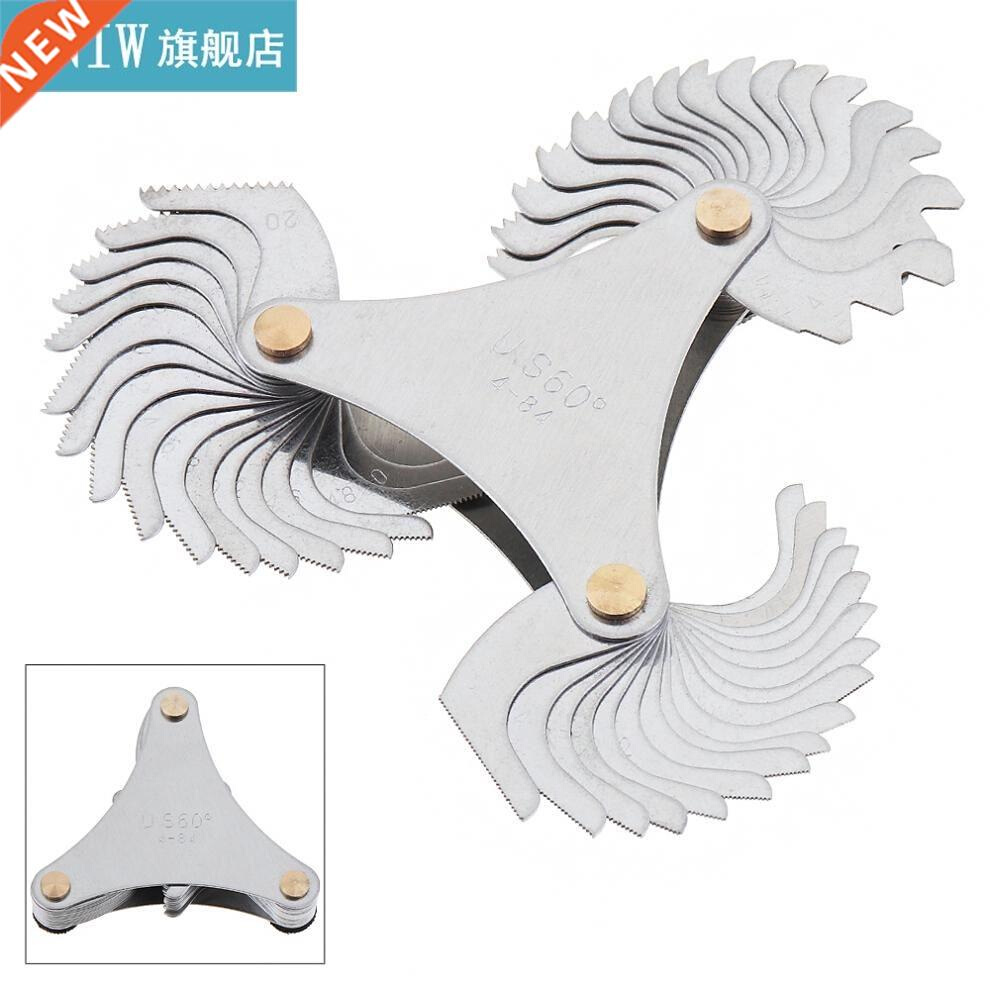 51pcs/set US Specification Thread Gauge Screw Pitch Gauge wi