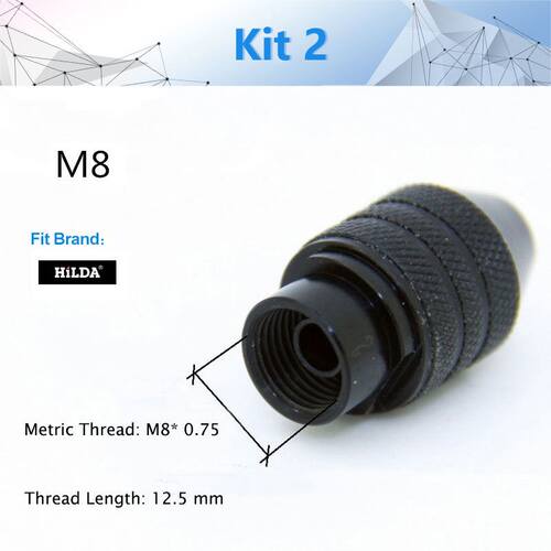 M8/M7 Mini drill Chuck accessory for Dremel roty tool and