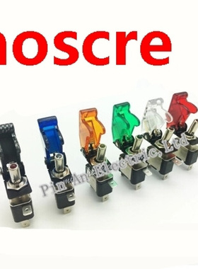 12V 20A Car Cover LED SPST Toggle Rocker Switch Control On/O