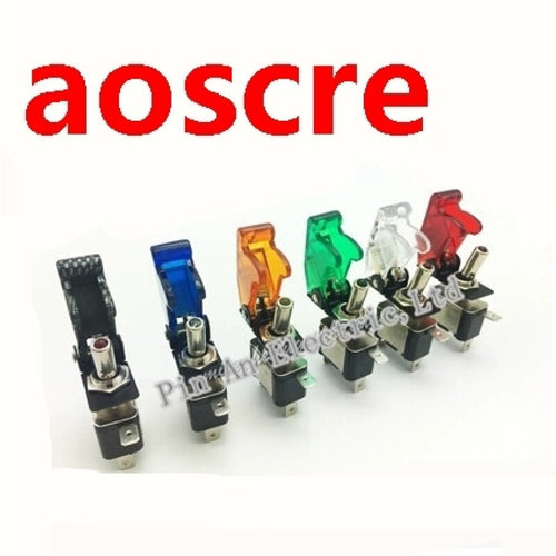 12V 20A Car Cover LED SPST Toggle Rocker Switch Control On/O